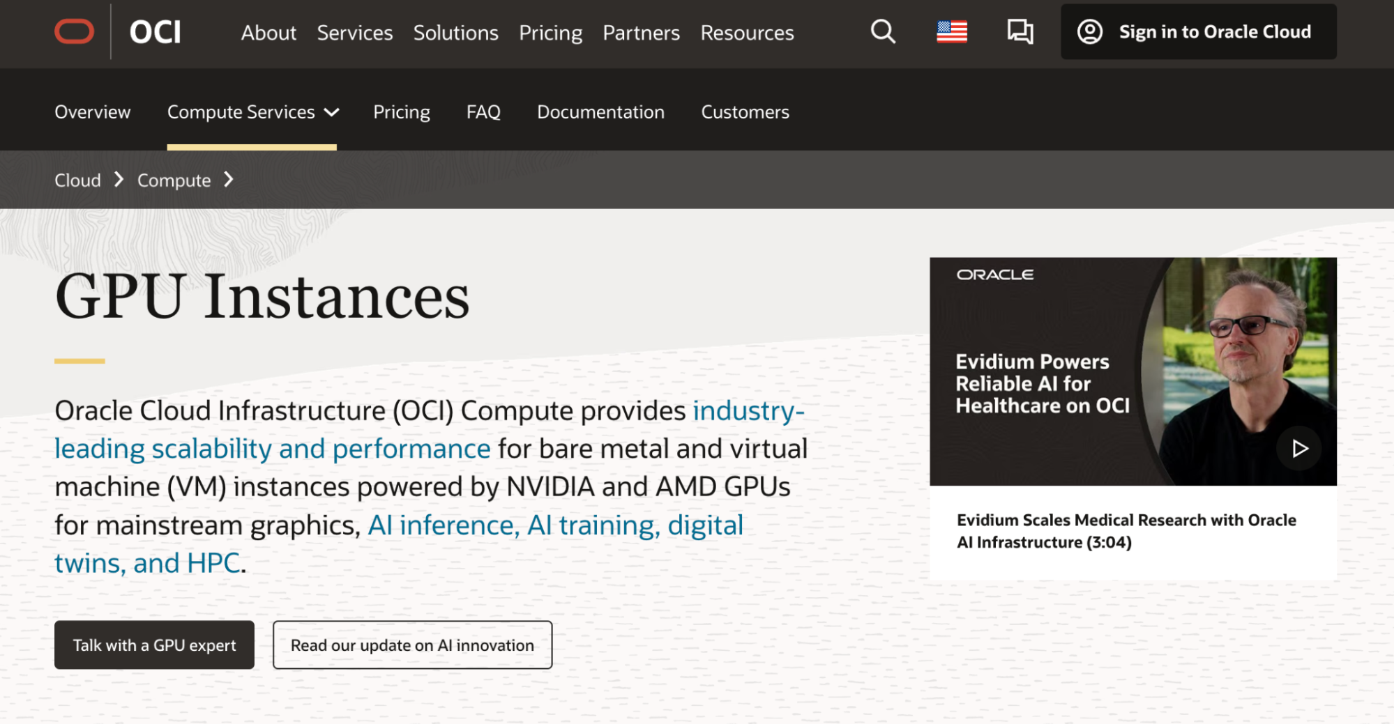 image How to choose a cloud GPU Provider - Oracle Cloud Infrastructure